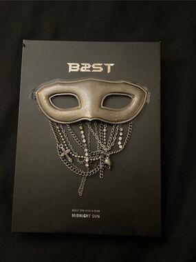 BEAST Midnight Sun Collector CD with Metallic Gray Mask Ornament